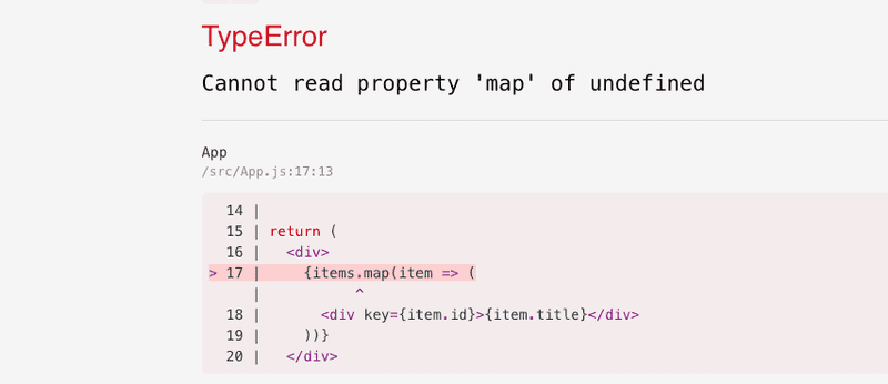 React - Cannot read property 'map' of undefined | Code, Thoughts ...