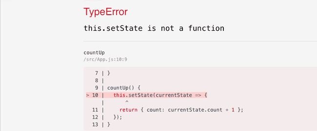 React - setState is not a function